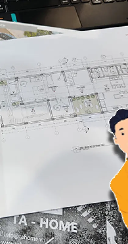 Qui trình triển khai bản vẽ kiến trúc trên...
